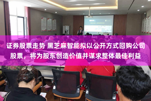 证券股票走势 黑芝麻智能拟以公开方式回购公司股票，将为股东创造价值并谋求整体最佳利益
